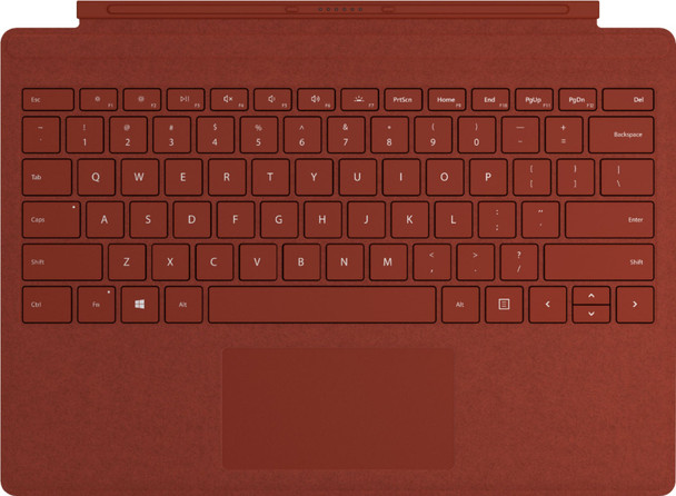 Microsoft Surface Pro Signature Keyboard Type Cover - Poppy Red Main Product Image