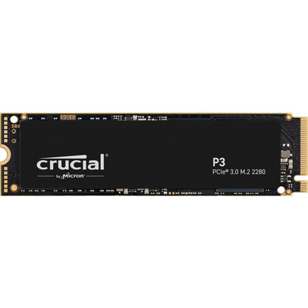 Crucial P3 500GB PCIe 3.0 NVMe M.2 2280 SSD - CT500P3SSD8 Main Product Image