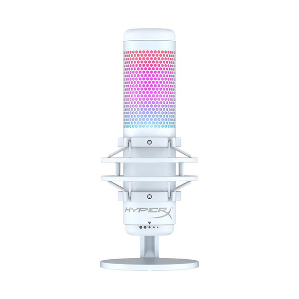 HyperX QuadCast S RGB USB Condenser Microphone - White Main Product Image