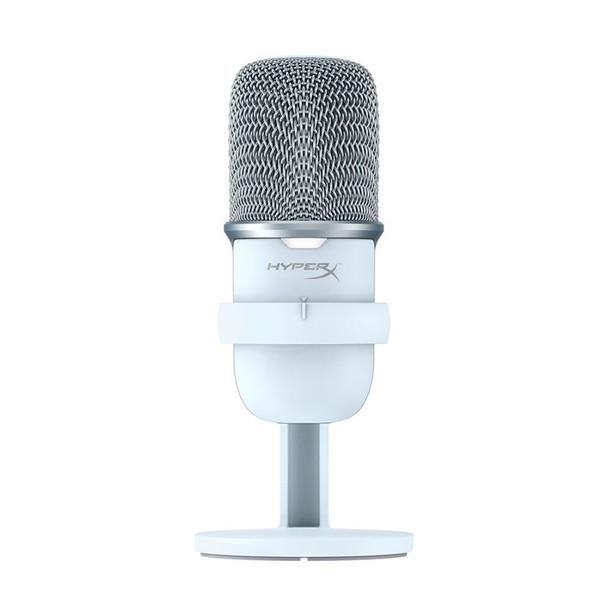 HyperX SoloCast USB Condenser Gaming Microphone - White Main Product Image