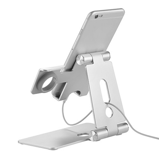 Brateck 2 in 1 Foldable Cell Phone and Smartwatch Stand (≤6.5in) - Apple Watch Series 5/4/3/2/1 - Apple Watch Studio/Hermès/Edition Product Image 3