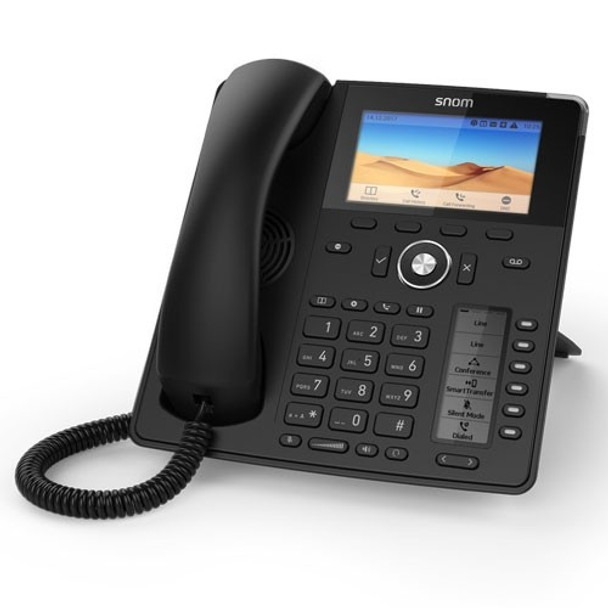 Snom 12 Line Professional IP Phone With 3.5In Colour Display. Black (SNOM-D785N) Main Product Image