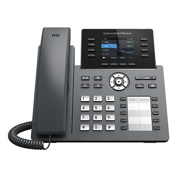 Grandstream 8-Line Professional Carrier-Grade IP Phone With Paper Blf - Integrated PoE And Wi-Fi (GRP2634) Main Product Image