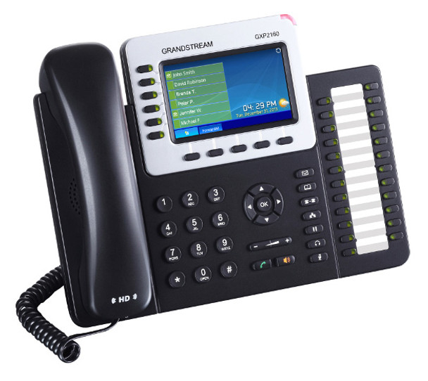 Grandstream Hd PoE IP Phone With 480X272 Colour Lcd (GXP2160) Main Product Image