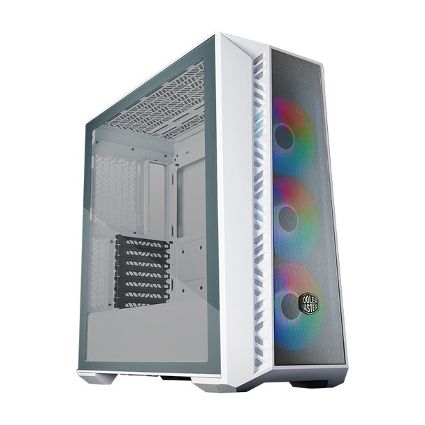 Cooler Master MasterBox 520 TG Mesh Mid-Tower E-ATX Case - White Main Product Image