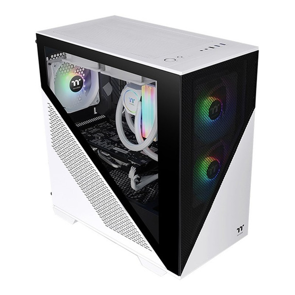 Thermaltake Divider 170 Tempered Glass ARGB Micro-ATX Case - Snow Product Image 2
