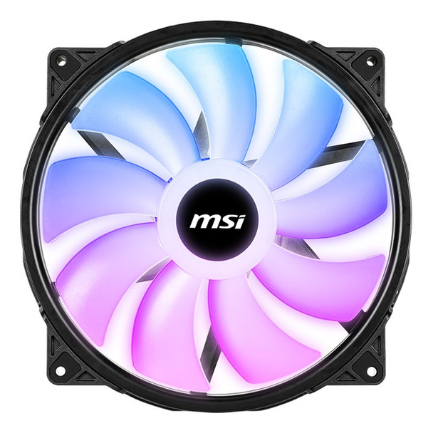 MSI MAG MAX F20A-1 195mm ARGB PWM Case Fan - Black Product Image 2