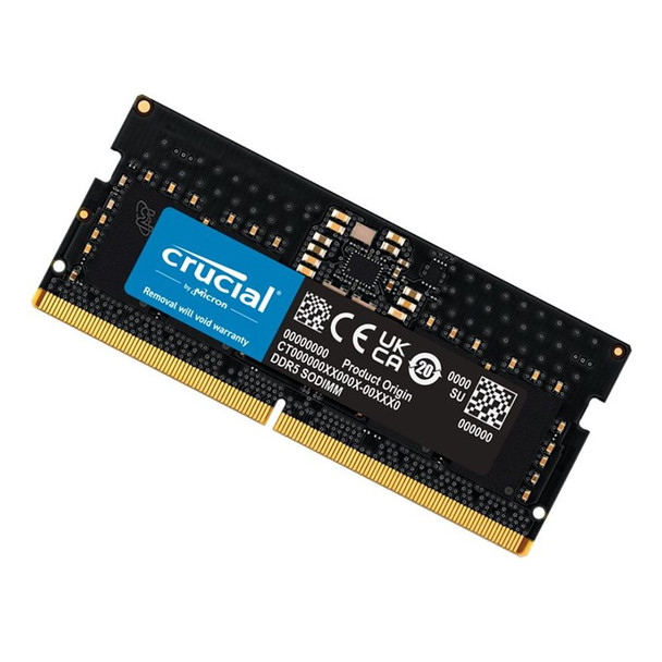 Crucial 8GB (1x 8GB) DDR5 4800MHz SODIMM Laptop Memory Product Image 2