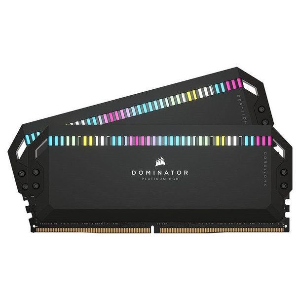 Corsair Dominator Platinum RGB 32GB (2x 16GB) DDR5 6200MHz C36 Memory - Black Main Product Image