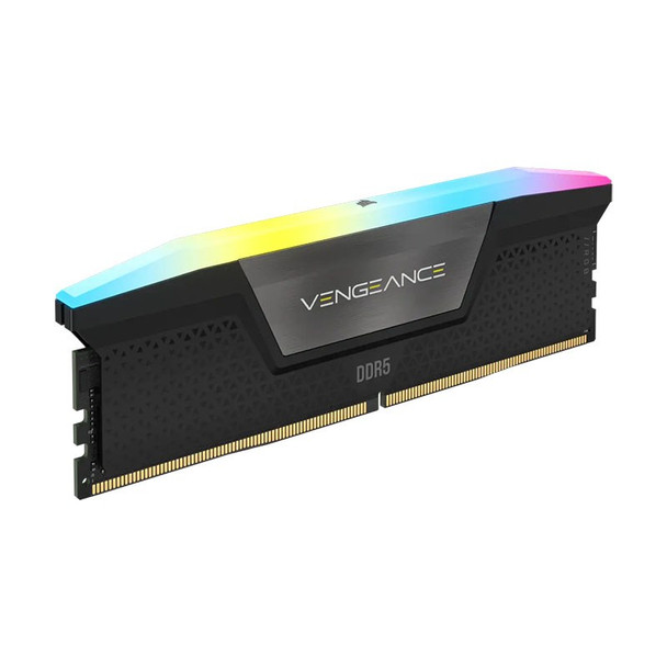 Corsair Vengeance RGB 32GB (2x 16GB) DDR5 6000MHz C40 Memory - Black Product Image 2