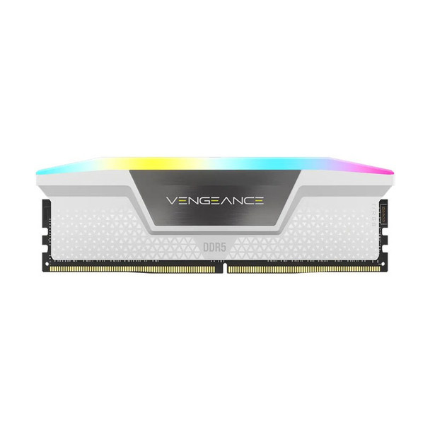 Corsair Vengeance RGB 32GB (2x 16GB) DDR5 6000MHz C40 Memory - White Product Image 3