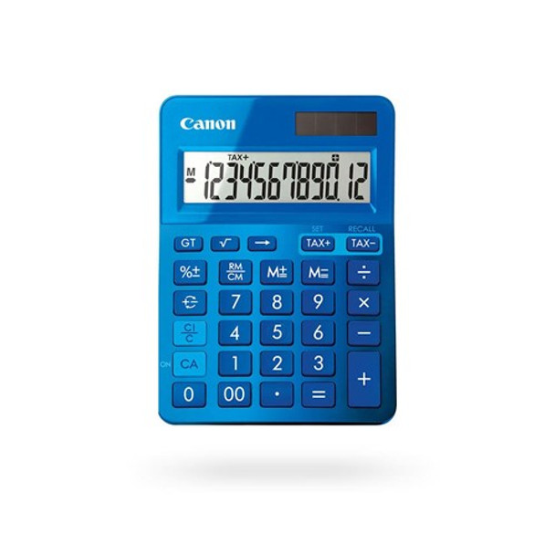 Canon Ls123Kmbl Metallic Blue 12 Digit Desktop Calculator Main Product Image