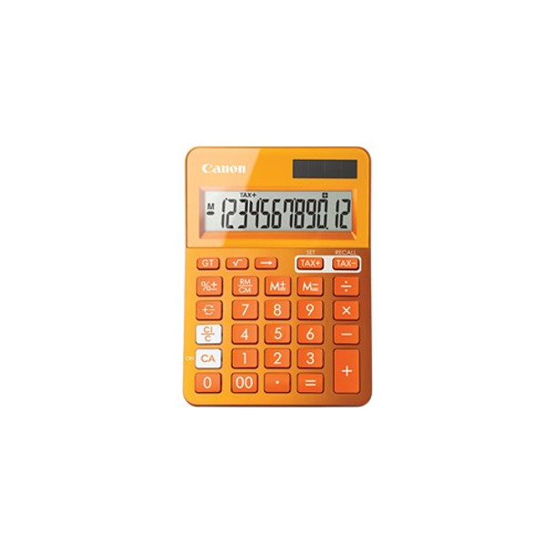 Canon Ls123Kmor Metallic Orange 12 Digit Desktop Calculator Main Product Image