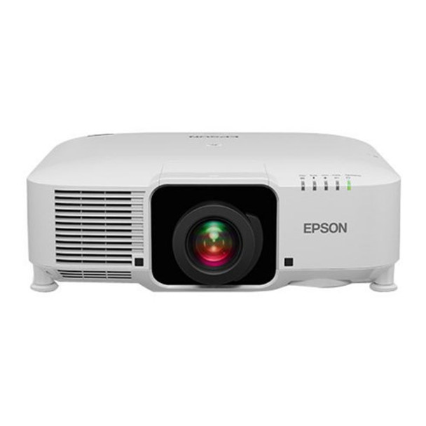 Epson Eb-Pu2010Wnl Wuxga 10000 Ansi 2500001 Laser Hdbase-T Projector No Lens White Main Product Image