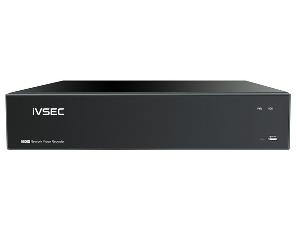 Ivsec Nr564Exb Nvr 64 Channels 2 Ethernet Ports 8 Bays H265 2 4K Hdmi Main Product Image