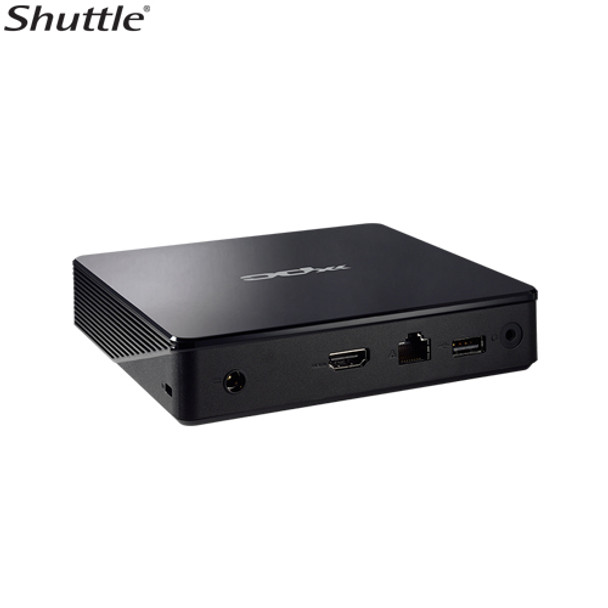 Shuttle NS02AV2 XPC Nano 0.57L NUC - RK3368 Octa Core - 2GB RAM - 16GB eMMC - 1x 2.5in Bay - 1x 10/100 LAN - WL-N + BT4.0 - VESA - HDMI - Android 8.1 Product Image 4