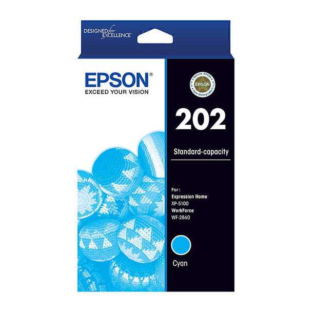 Epson 202 Cyan Ink Cart Main Product Image