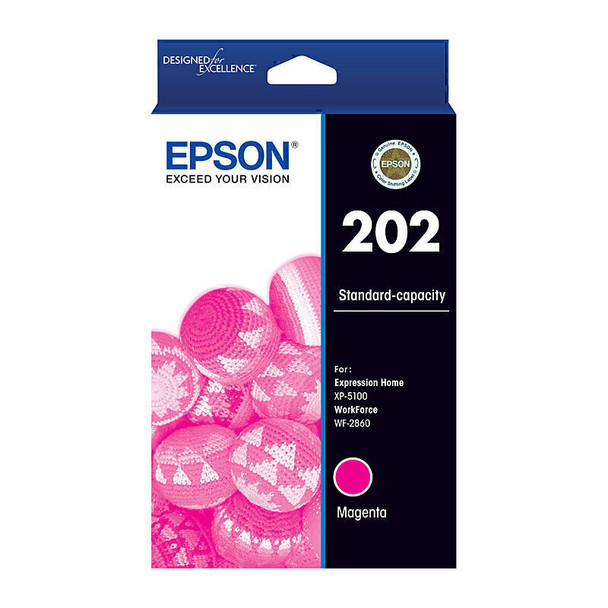 Epson 202 Magenta Ink Cart Main Product Image