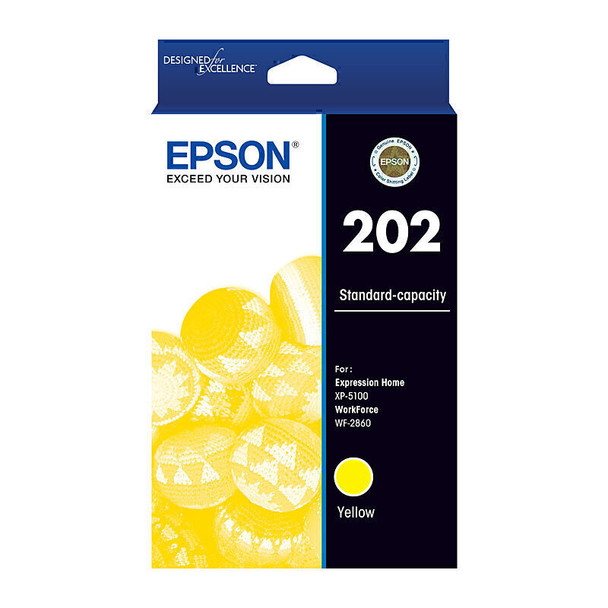 Epson 202 Yellow Ink Cart Main Product Image