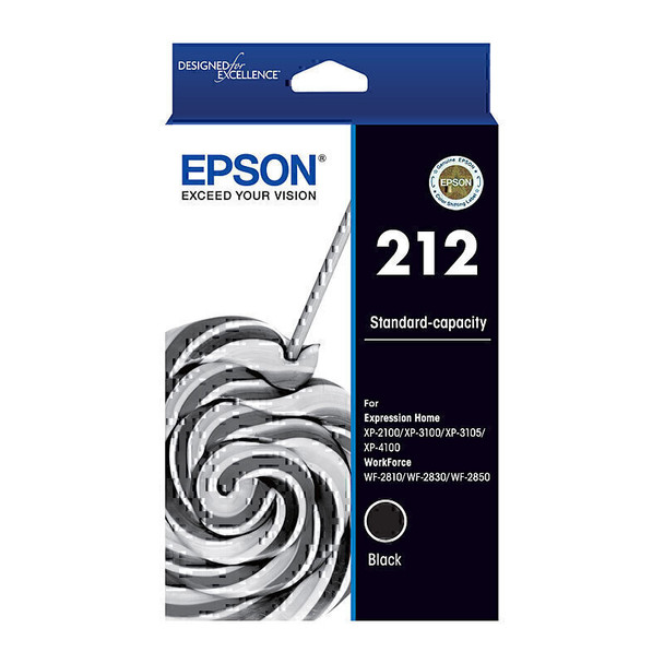 Epson 212 Black Ink Cart Main Product Image