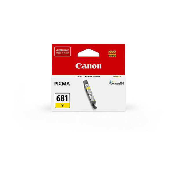 Canon CLI681 Yellow Ink Cart Main Product Image