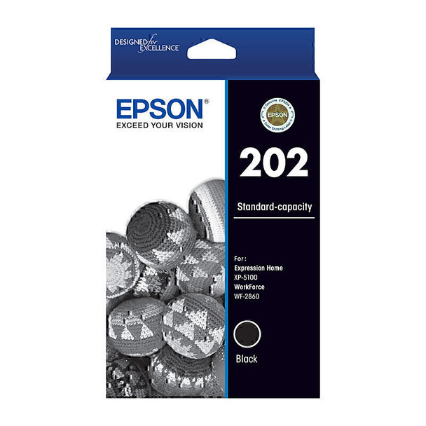 Epson 202 Black Ink Cart Main Product Image