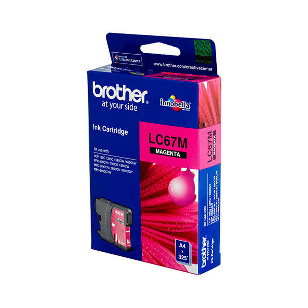Brother LC67 Magenta Ink Cart Main Product Image