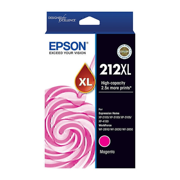 Epson 212XL Magenta Ink Cart Main Product Image