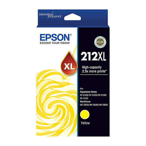 Epson 212XL Yellow Ink Cart Main Product Image