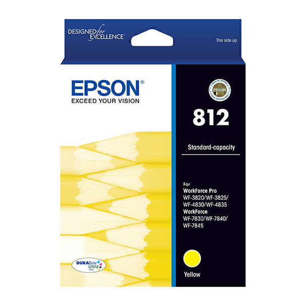 Epson 812 Yellow Ink Cart Main Product Image