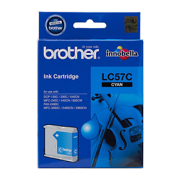 Brother LC57 Cyan Ink Cart Main Product Image