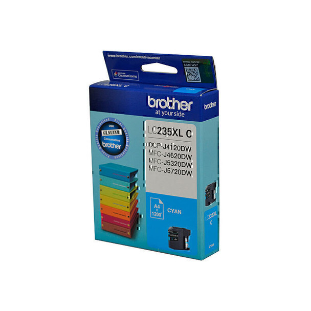 Brother LC235XL Cyan Ink Cart Main Product Image