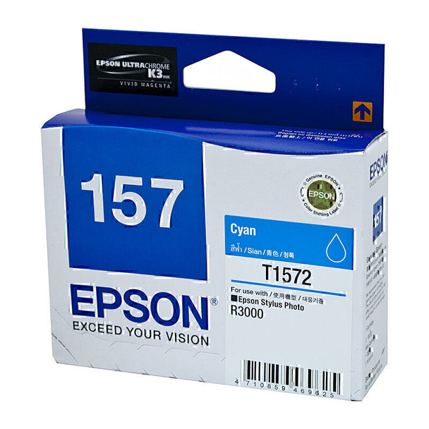 Epson 1572 Cyan Ink Cart Main Product Image