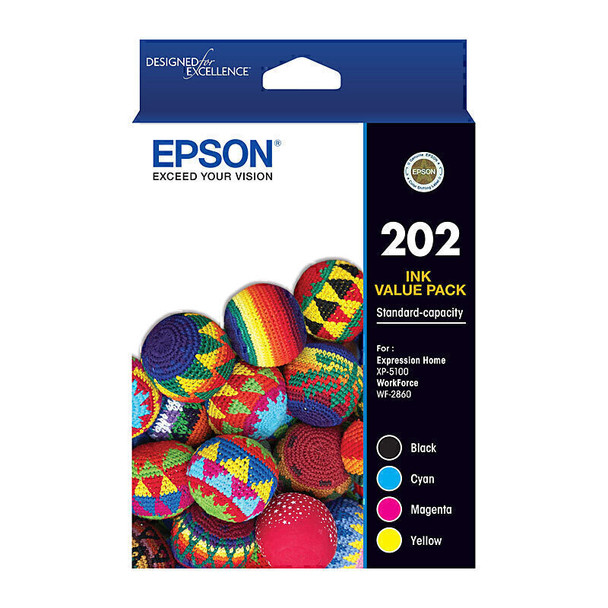 Epson 202 4 Ink Value Pack Main Product Image