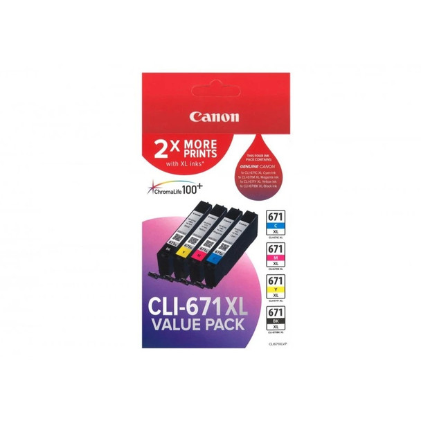 Canon CLI671XL Value Pack Main Product Image