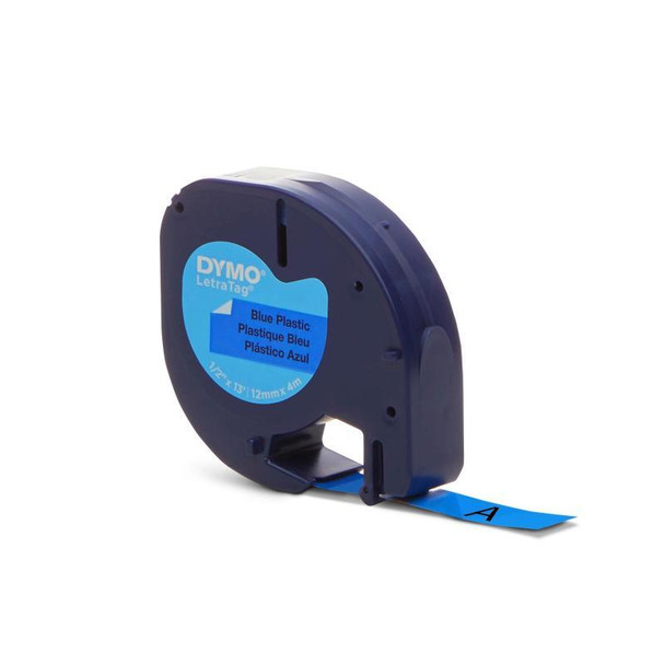 Dymo LT Plastic 12mmX4M Blue Product Image 2