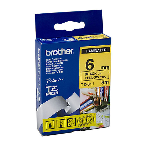 Brother TZe611 Labelling Tape Main Product Image