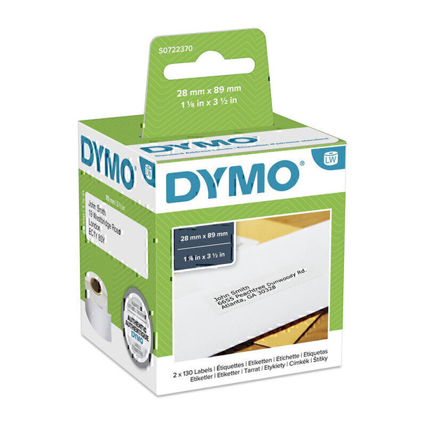 Dymo LW AddressLab 28mm x 89mm Main Product Image