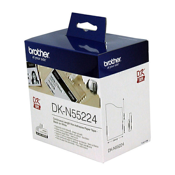 Brother DKN55224 White Roll Main Product Image
