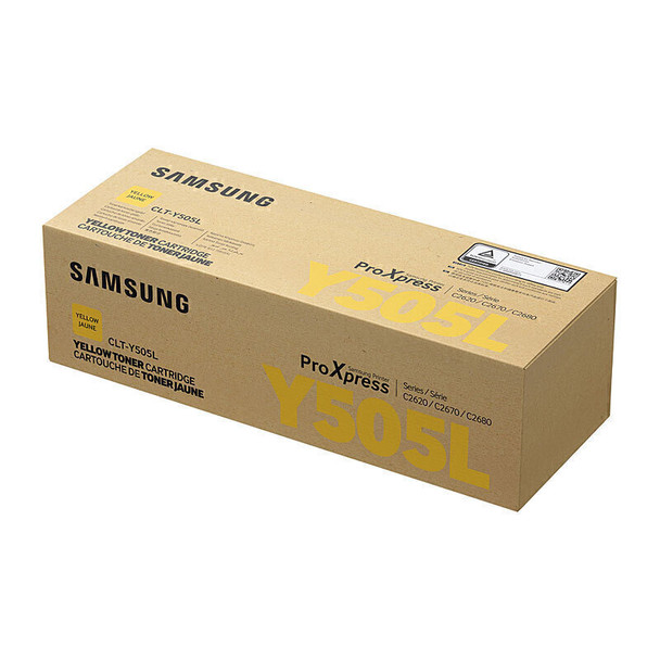 Samsung CLTY505L Yellow Toner Main Product Image