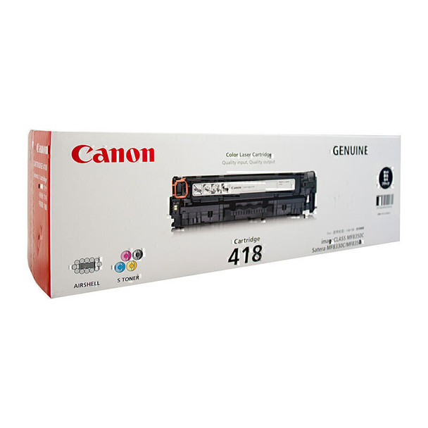 Canon CART418 Black Toner Main Product Image