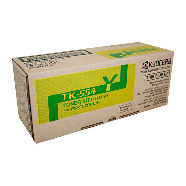 Kyocera TK554 Yellow Toner Main Product Image