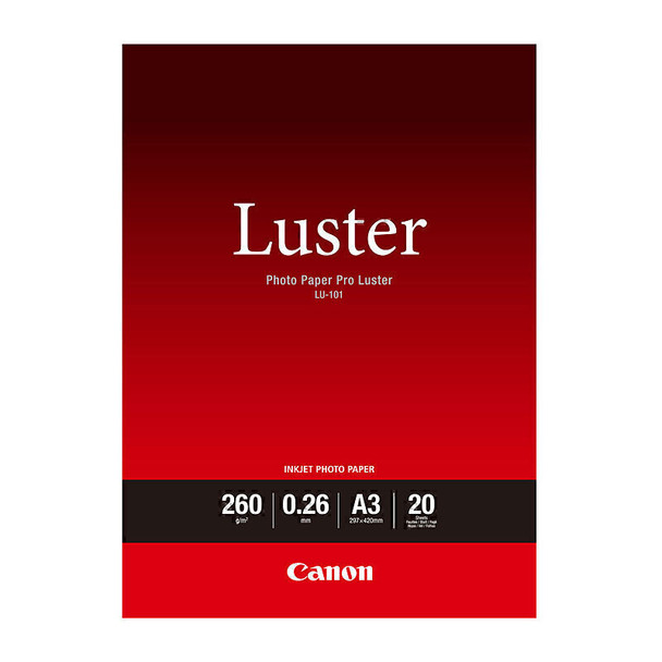 Canon Luster Photo Paper A3 Main Product Image