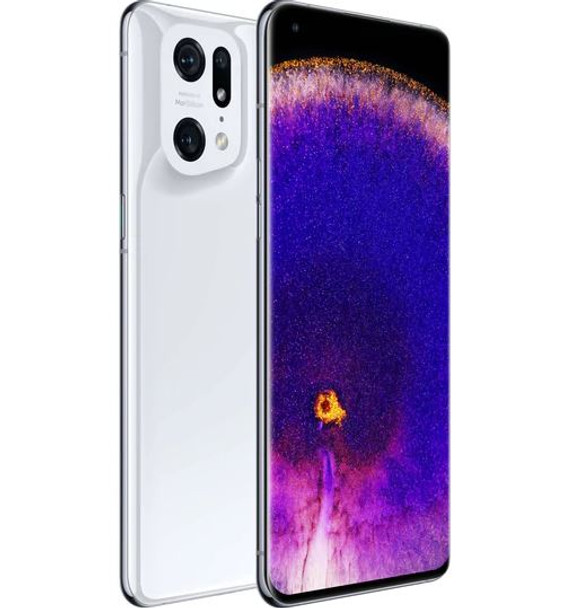 OPPO Find X5 Pro 256GB - White (CPH2305AU White) - 6.70in Display - Color OS 12.1 - 12GB/256GB Memory - Dual SIM - 5000mAh Battery Main Product Image