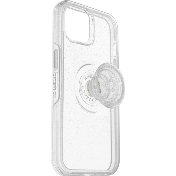 OtterBox Apple iPhone 14 Otter + Pop Symmetry Series Clear Case - Stardust Pop (Clear Glitter) (77-89720) - 3X Military Standard Drop Protection Product Image 2