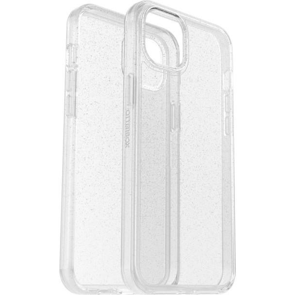 OtterBox Apple iPhone 14 Plus Symmetry Series Clear Antimicrobial Case - Stardust (Clear Glitter) (77-88595) - 3X Military Standard Drop Protection Main Product Image