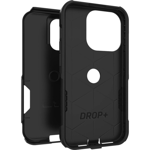 OtterBox Apple iPhone 14 Pro Commuter Series Antimicrobial Case - Black (77-88421) - 3X Military Standard Drop Protection - Secure Grip Product Image 2