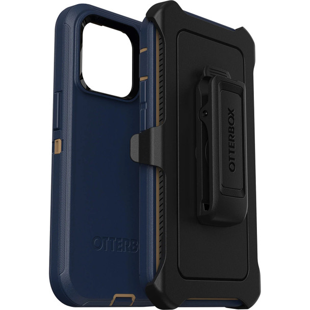 OtterBox Apple iPhone 14 Pro Defender Series Case - Blue Suede Shoes (77-88384) - 4X Military Standard Drop Protection - Multi-Layer Protection Main Product Image