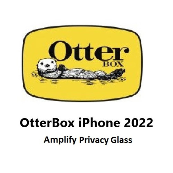 OtterBox Apple iPhone 14 Pro Max Amplify Glass Privacy Screen Protector - (77-88992) - 5X Anti-Scratch Defense - Reinforced edges Main Product Image