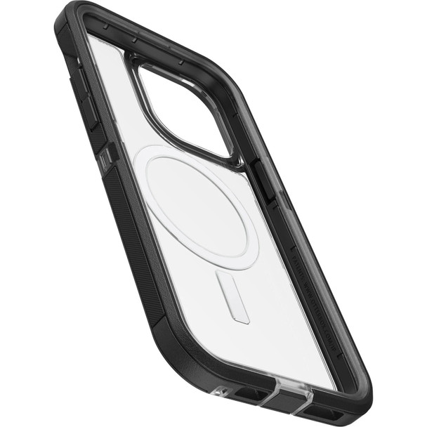 OtterBox Apple iPhone 14 Pro Max Defender Series XT Clear Case with MagSafe - Black Crystal (Clear/Black) (77-90066) Product Image 3